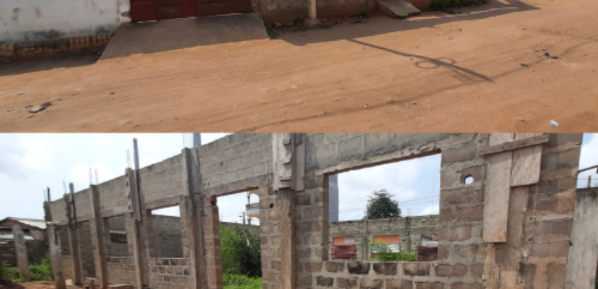 IMMEUBLE & TERRAIN STRATÉGIQUE À VENDRE 774 m2 avec TF – GODEMEY TOGOUDO