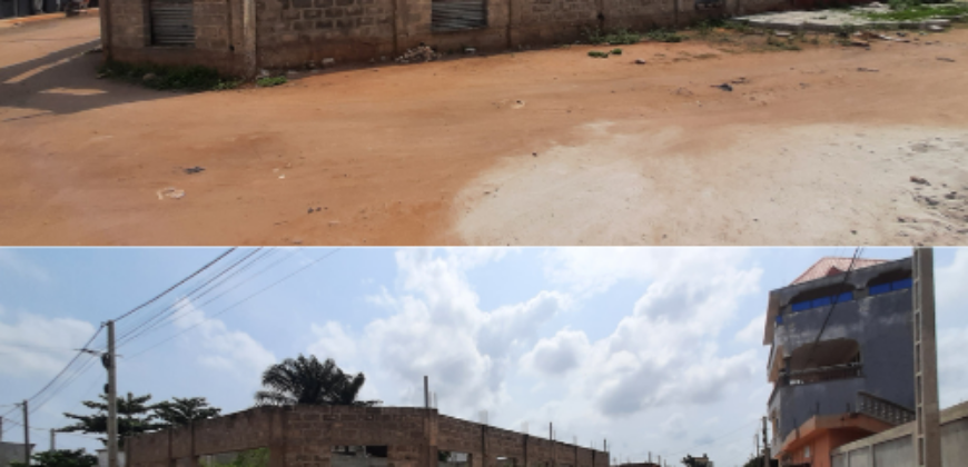 IMMEUBLE & TERRAIN STRATÉGIQUE À VENDRE 774 m2 avec TF – GODEMEY TOGOUDO