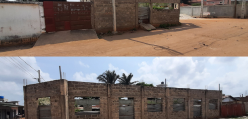 IMMEUBLE & TERRAIN STRATÉGIQUE À VENDRE 774 m2 avec TF – GODEMEY TOGOUDO